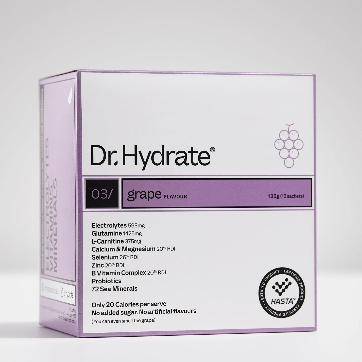 Dr. Hydrate Grape Sachet Pack of 15
