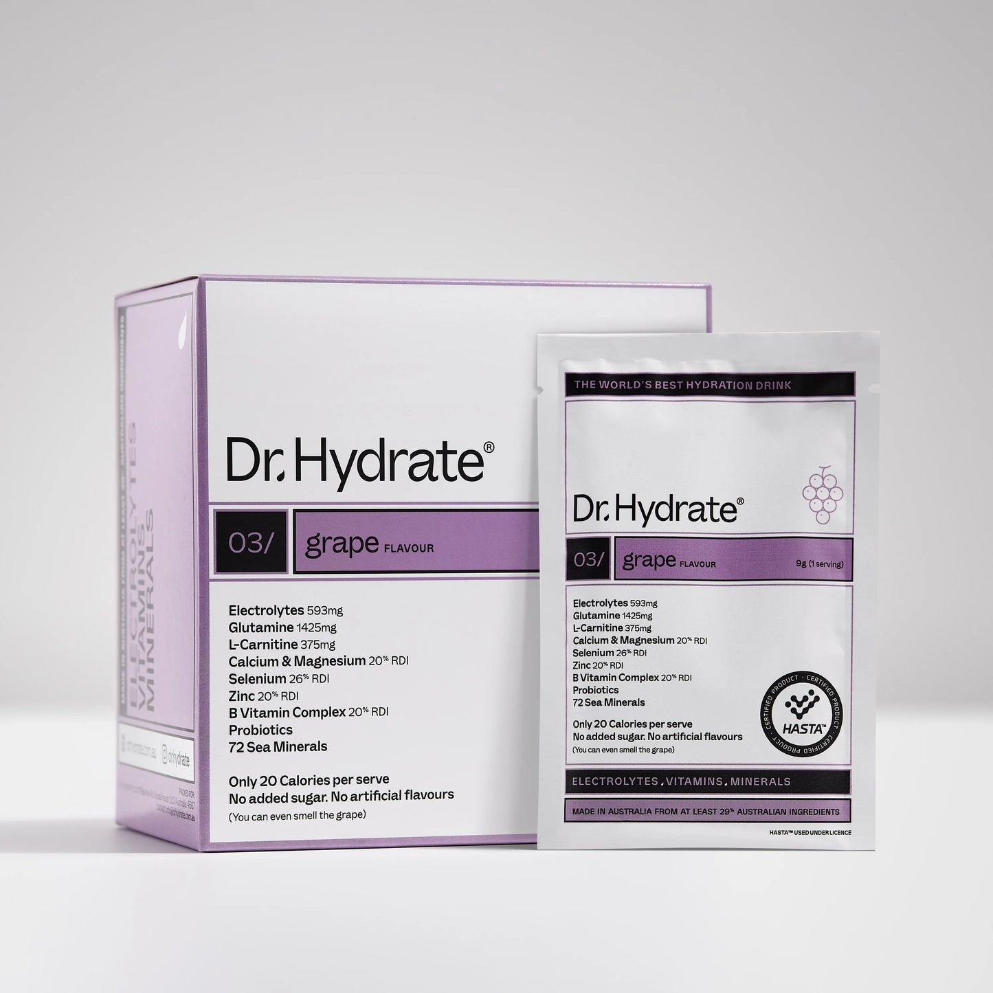 Dr. Hydrate Grape Sachet Pack of 15